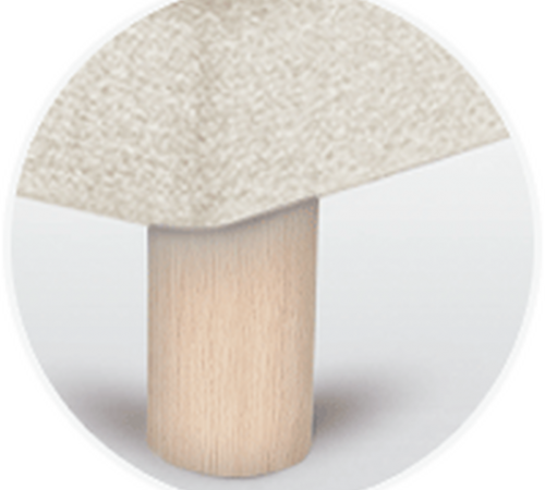 Patas Sonpura Madera Cilíndrica 15 cm