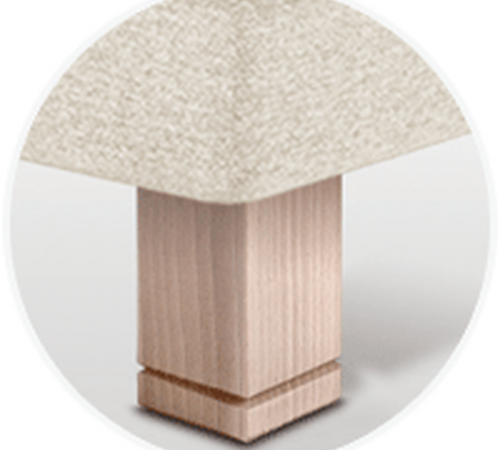 Patas Sonpura Madera Cuadrada 15 cm