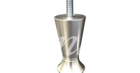 Patas Simmons Conique Metal Chrome