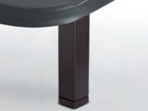 Patas Sonpura Joc Potes Fusta Quadrada Wengué / Biselada 25cm