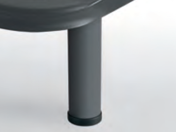 Patas Sonpura Joc Potes Metàl·liques Cilíndriques Color Gris Fosc 25cm