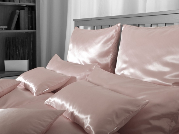 Funda nordica Seidenweber Collection® Helios Granate 60% Algodón 40 % Seda